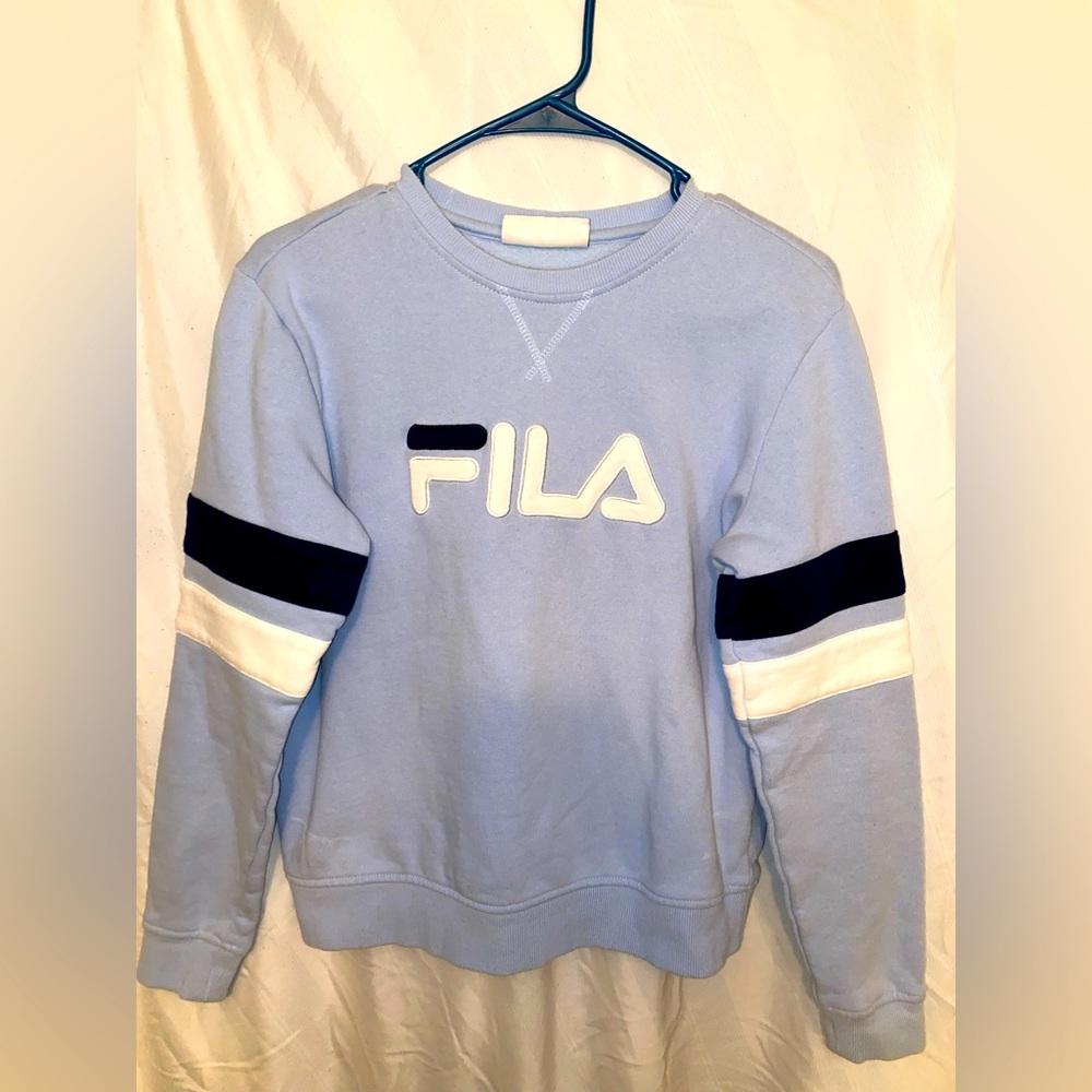 FILA Blue and White Sweatshirt